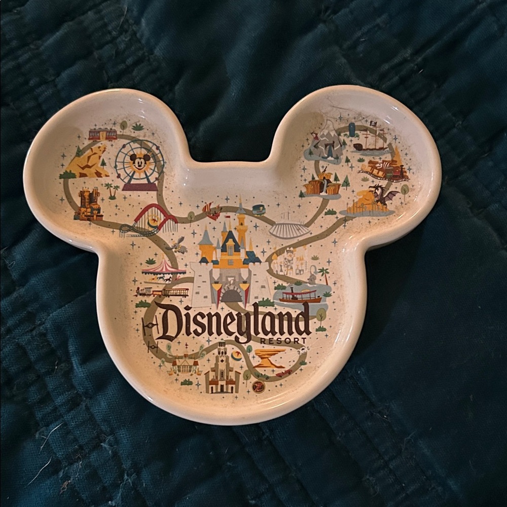 Disneyland Resort Mickey Mouse Shaped Trinket Tray